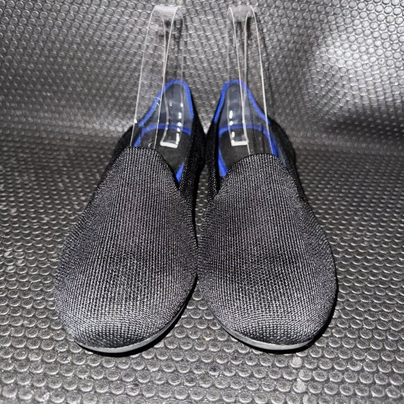 Rothy’s The Loafer Black Knit Slip-On Comfort Flats Shoes Womens Size 8.5 - Picture 2 of 8